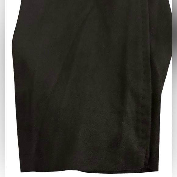 MAX STUDIO LONDON Faux Suede Open Front Waterfall Cardigan/Jacket Black M ✨NWT✨ - Picture 7 of 15